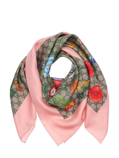 foulard gucci seta anni 60|Sciarpe, foulard e stole da donna Gucci in seta .